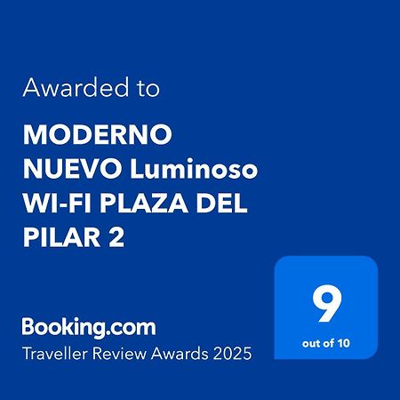 サラゴサModerno Nuevo Luminoso Wi-Fi Plaza Del Pilar 2アパートメント エクステリア 写真