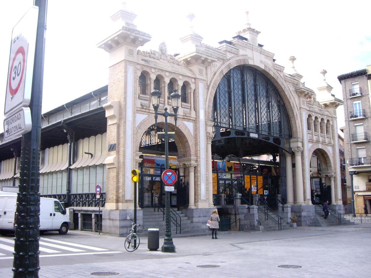サラゴサModerno Nuevo Luminoso Wi-Fi Plaza Del Pilar 2アパートメント エクステリア 写真
